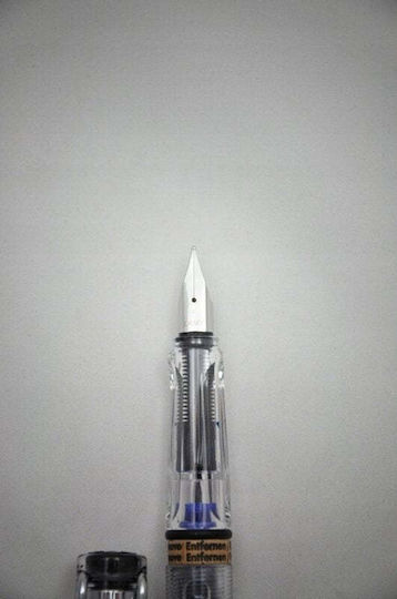Lamy Safari 012 Писалка Medium Прозрачна с Червено Мастило