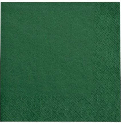 Парти Салфетки Зелени 33x33см 20 Бройки
