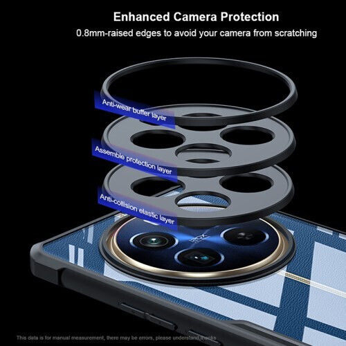 Xundd Back Cover Silicone Plastic Black Realme 12 Pro