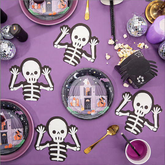 Party-Servietten Skelett Spooky Friends 12 Stück