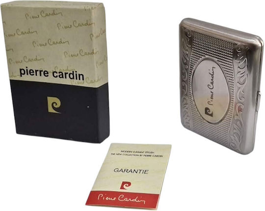 Метална табакерка Pierre Cardin Сребриста 10х9x2cm 99201-100