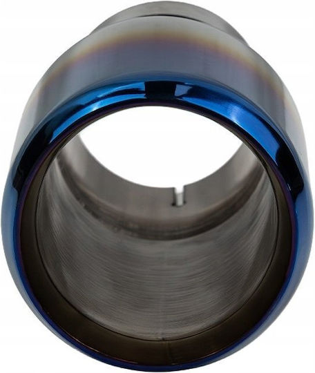 Poujoulat Kaminrohr Auslass Typ: 25 89mm Eingang 67mm Poliert Burn