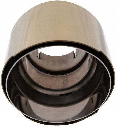 Poujoulat Kaminrohr Abschluss Auspuff Typ 39 89mm Eingang 70mm Gold Satin