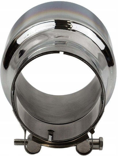 Poujoulat Kaminrohr Auslass Typ: 25 89mm Eingang 67mm Poliert Burn