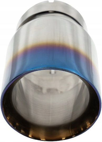 Poujoulat Kaminrohr Abschluss Typ 23 114mm Eingang 67mm Poliert Burn