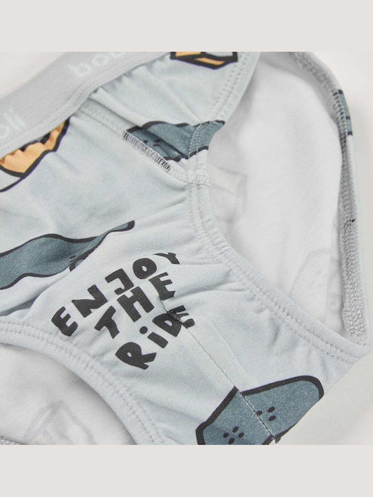 Boboli Set Kids Underwear Panties 3 Pieces Grey