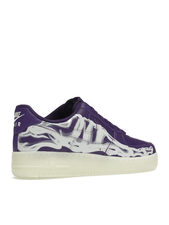 Air Force 1 Low '07 Сникърси Лилав Skeleton Halloween 2021