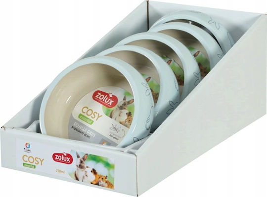 Zolux Bol De Hrănire Pentru Porc Indian / Iepure 250ml Albastru