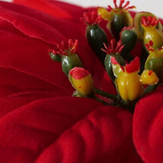 Boltze Weihnachtskranz Dekoratives Kunststoff Blume Länge 40cm Rote