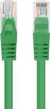Lanberg U/UTP Kat.6 (Gigabit) Netzwerkkabel Ethernet 0,25m Grüne 10 Stück