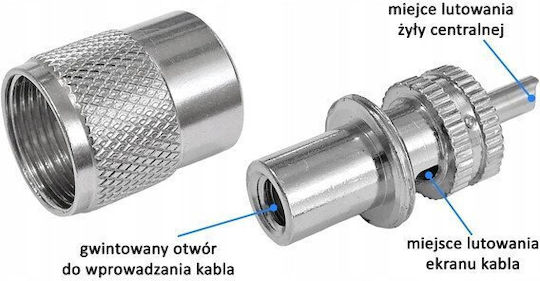 Blow Βύσμα Uhf Uc1 W/skr-h-155