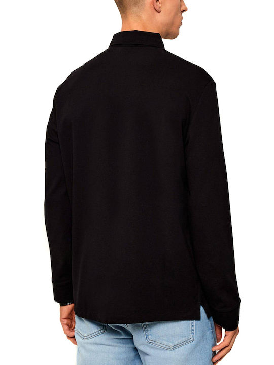 Armani Exchange Polo Μπλούζα Μαύρη