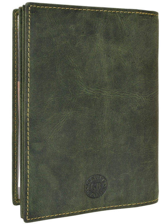 Portofel Dama Mare Din Piele Verde