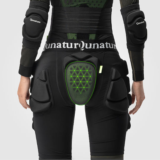 Qunature Ski Hip Protectors Advanced L Skis Snowboard Skates Blackeng