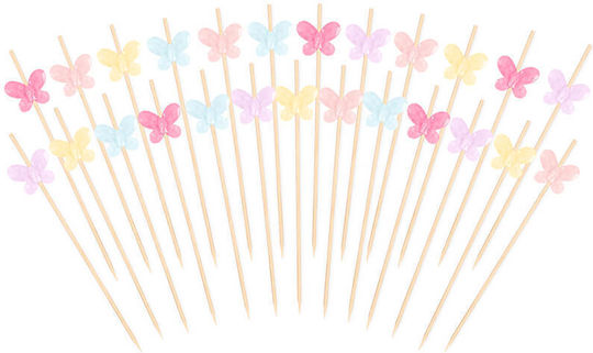 Party Picks Butterflies 25 Pieces
