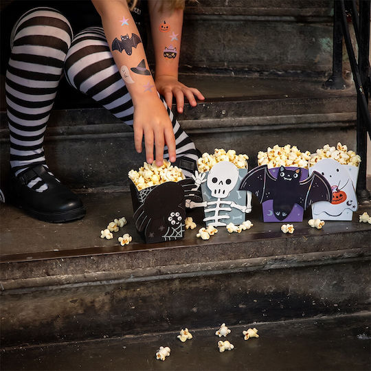 Popcorn Boxes Spooky Friends 4 Pieces