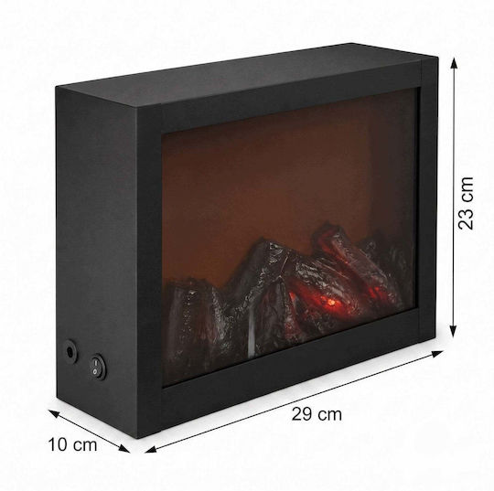 Artpol Dekorative Tischlampe Kamin 10x29x23cm