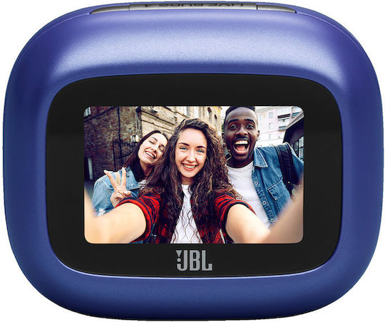 JBL Live Buds 4 Безжични слушалки Акустики с Устойчивост на изпотяване и Калъф за зареждане Син
