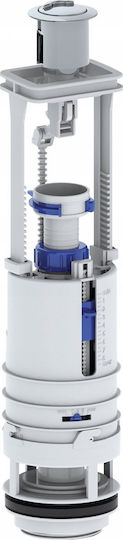 Kk-pol Cistern Drain Valve 3/6 Liters Duo Max Zsd 209 0 B Chrome Universal Compatibility