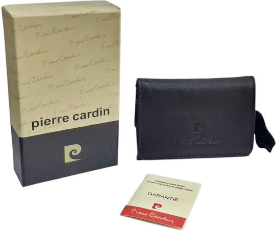 Pierre Cardin Tobacco Pouch Genuine Leather Black Colour 99410