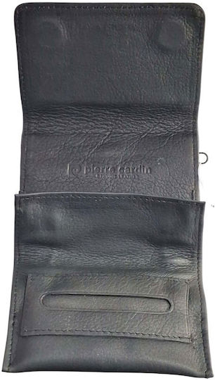 Pierre Cardin Pungă pentru tutun din piele naturală neagră 09413-000