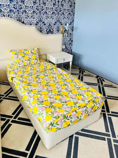 Комплект Детска Завивка Памучна Lemons 90x200см Комплект Детска Завивка Памучна Lemons 90x200см