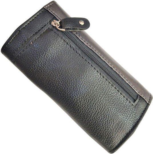Kalliopi Silver Tabaktasche Künstliches Leder Design Pin Up Girl 14x8cm