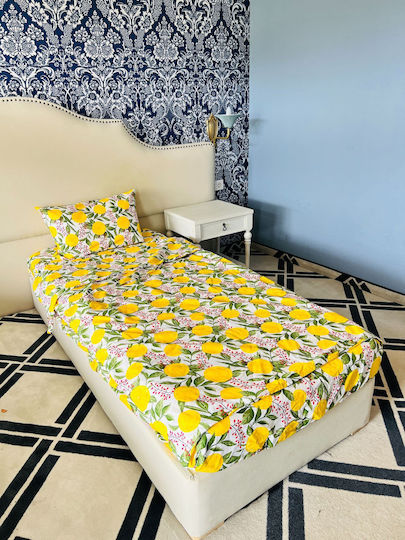 Комплект Детска Завивка Памучна Lemons 90x200см