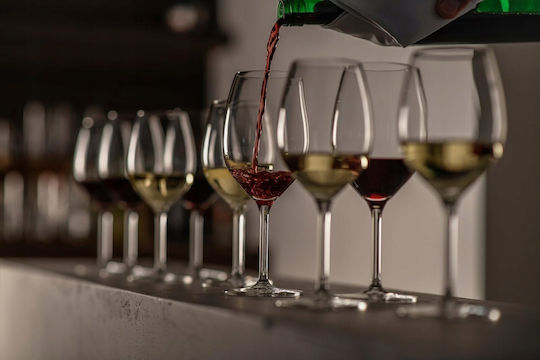 Lumarko Set Gläser für Rotwein Glas Rot 600ml 4 Stück