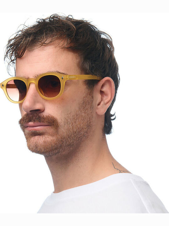 Okkia Unisex Sunglasses With Yellow Frame And Yellow Lens