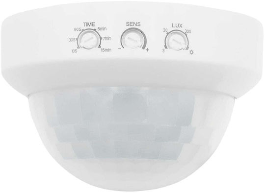 Maclean Energy Wired Infrared Motion Sensor 360° Range 40m