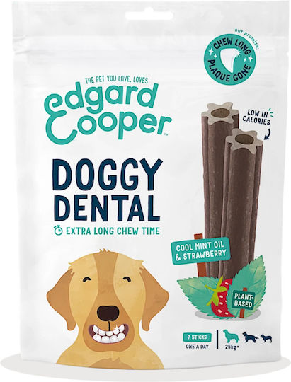 Doggy Dental Mentă & Căpșuni 7 Stick-uri Mari