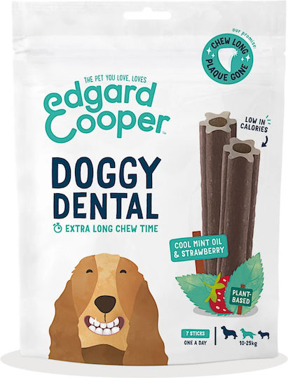 Doggy Dental Mentă & Căpșuni 7 Stickuri Medii