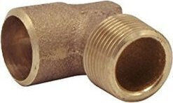 IBP Brass Pipe Elbow Fitting Male 15mm