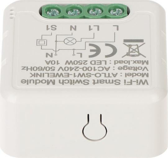 Atlo Intelligenter Schalter 1 Kanal Wi-Fi 10A