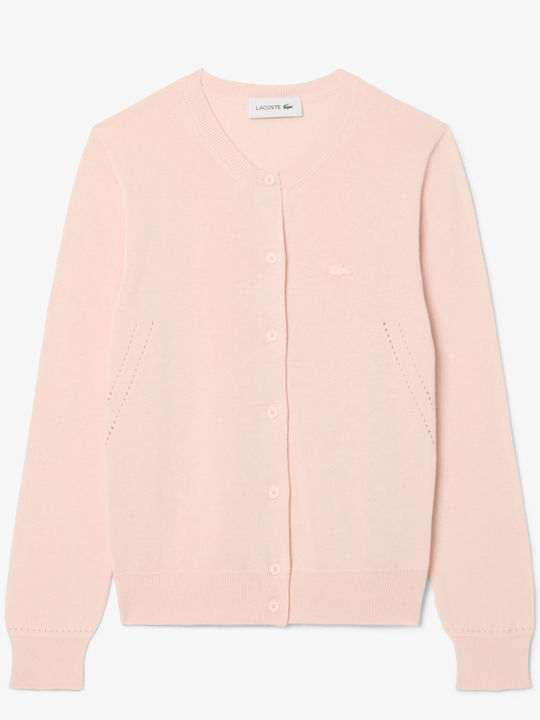 Cardigan pentru femei tricotat roz