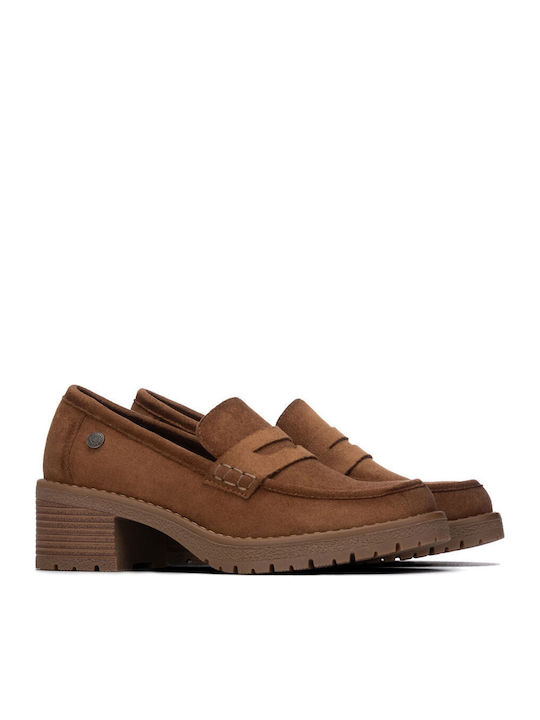 Pumps Mit Mittelhohem Absatz Tabac Braun
