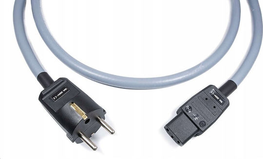 Melodika Power Cord Mdp25g Schuko-IEC C13 3x2.5mm² Shielded Gunmetal 2.5m