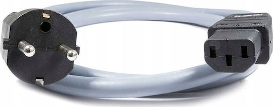 Melodika Power Cord Mdp25g Schuko-IEC C13 3x2.5mm² Shielded Gunmetal 2.5m