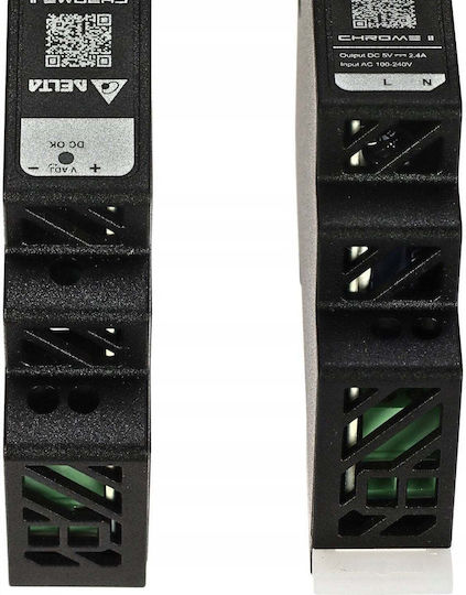 Delta DIN Rail Power Supply with 5.5V Output and 12W Power 2.4A