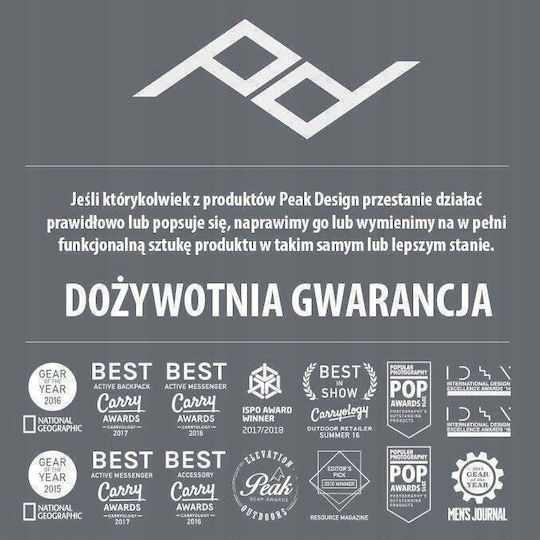Peak Design Gepäckzubehör Organizer-Koffer Grau