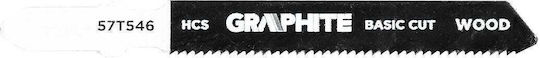 Graphite Λάμες για Ξύλο 76mm 2τμχ