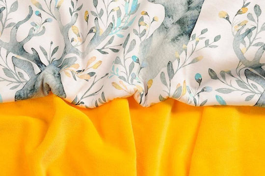 Multitex Nursery Swaddling Velvet Multicolour Blanket 75x100cm