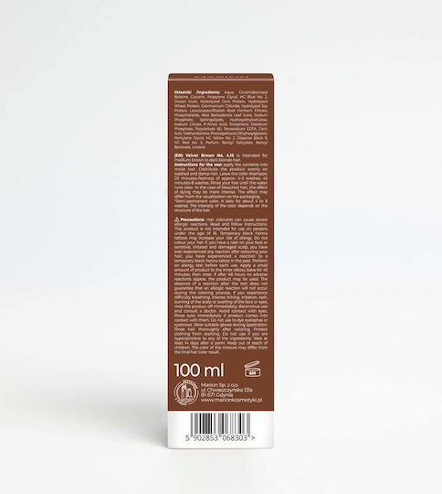 Marion Farb-Shampoo Nr. 4.15 Velvet Braun 100ml