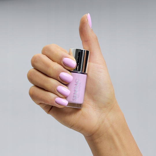 Semilac Lang anhaltende Nagellack Schnelltrocknend Pastell Flieder 9ml