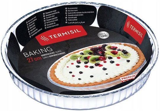 Kadax Ovale Glasniederländische Ofen mit Glasdeckel 27x27cm 2,3l