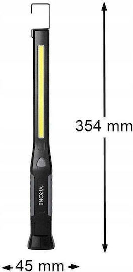 Virone Workshop LED Flashlight IPX3 with Brightness up to 400lm