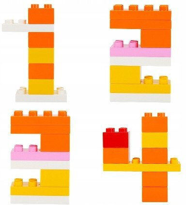 Lean Toys Basis für Bausteine für 3+ Jahre 209 Stück