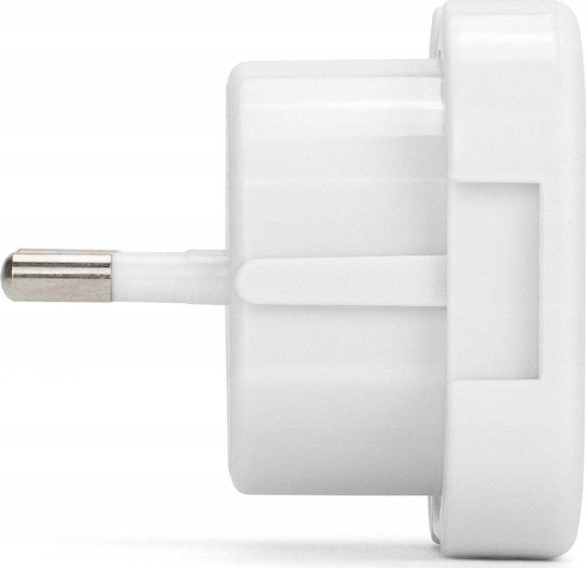 Montis Ac Polnisches Stecker Britische Steckdose Adapter Weiß