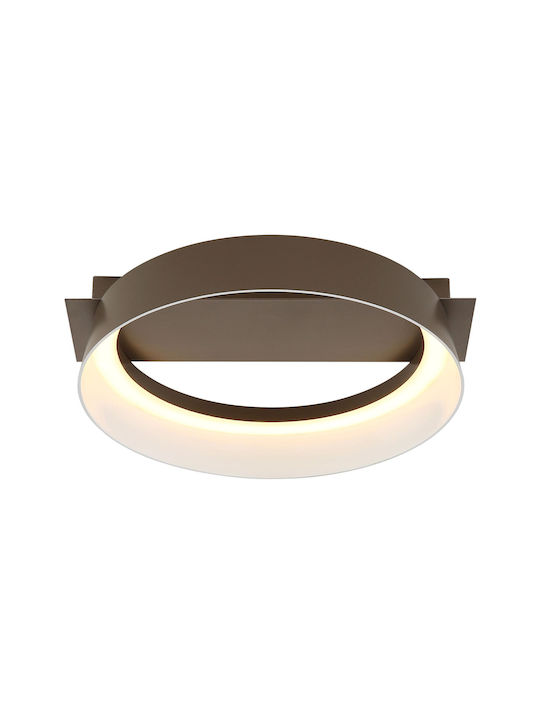Globo Lighting Luminiță De Tavan Montată Maro Cu LED Integrat
